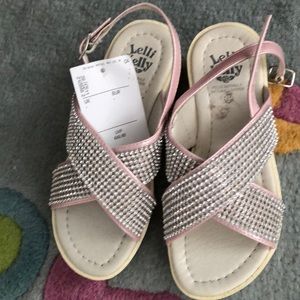 Pink Lelli Kelly sandals, NWT, size 31 EUR, 13US